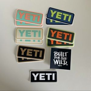 Yeti Sticker Bundle of 12 stickers
